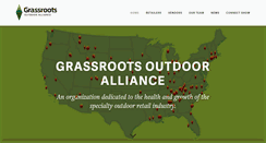 Desktop Screenshot of grassrootsoutdoors.com